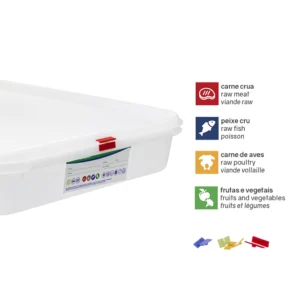 caixa gastronorm PP 21L reutilizável e ecológico da Copopalhinhas