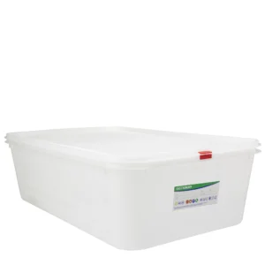 Produto sustentável caixa gastronorm PP 21L da Copopalhinhas para eventos e restauração