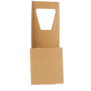 PORTA-COPOS EM CARTÃO MICROCANAL NATURAL PARA 2 COPOS-HOS216.73-1